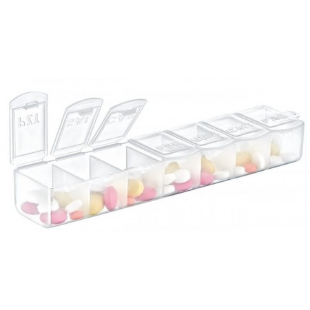 Органайзер для тижневого прийому вітамінів 15*3.5*2.5 см Akay Plastik AK-558