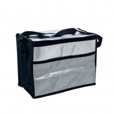 Термосумка Easy Gifts 36*25*29 см сріблясто-чорна Stenson R28798