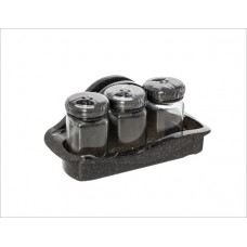 Набір спецівниць Herevin Black 3 предмети 140 мл 122070-550