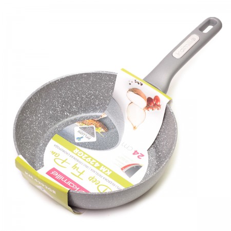 Стійник Kamille d-24 x 7.5 см. з гранітним покриттям з литого алюмінію.