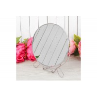 Двостороннє косметичне дзеркало для макіяжу на підставці Two-Side Mirror 16 см (418-6)