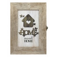 Ключниця настінна 21 х 30 см Світле дерево SvitArt FV-476